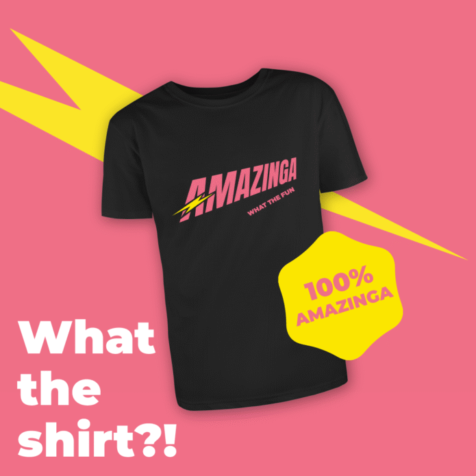 Amazinga majica - Crna