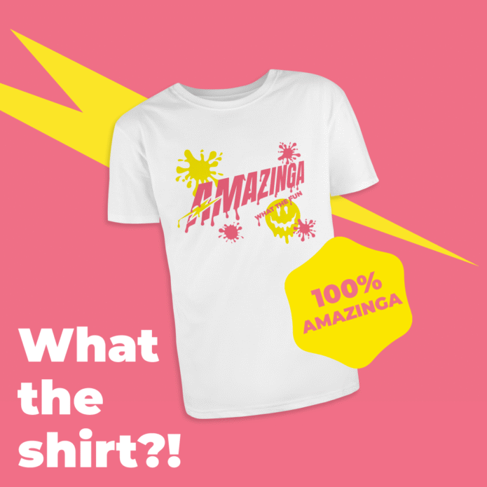 Amazinga Melted majica - Bijela